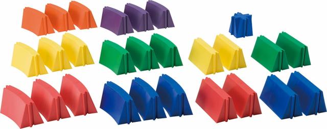 【法人宛限定】 DANNO （ダンノ） 学校体育器具 器具・備品 樹脂製平均台 【オレンジ/イエロー/レッド/グリーン/ブルー/パープル】 D-7215 器具 淡野製作所 橙 黄 赤 緑 青 紫 9999 ＜K-1＞