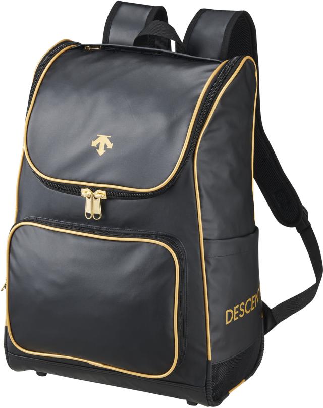 DESCENTE （デサント） 野球＆ソフトボール バッグ バックパック 【ブラック×ゴールド】 DB4FBP00U BKGD バックパック バックパック ユニセックス 男性用・女性用 ブラック 黒 20SS {SK}