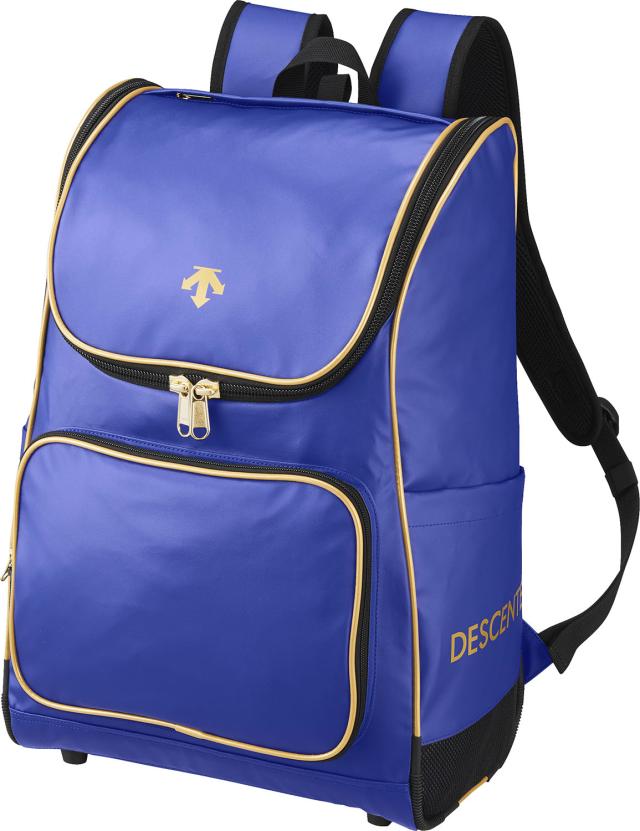 DESCENTE （デサント） 野球＆ソフトボール バッグ バックパック 【ロイヤルブルー×ゴールド】 DB4FBP00U BLGD バックパック バックパック ユニセックス 男性用・女性用 ブルー 青 20SS {SK}
