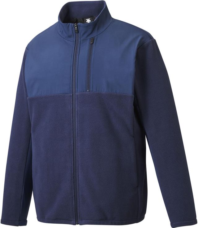 DESCENTE （デサント） 野球＆ソフトボール スウェット・トレーナ フリースジャケット 【Dネイビー】 DBX-2462 DNVY フリース＆ベロアジャケット ジャケット メンズ 男性用 ネイビー 紺 23FW {NP}