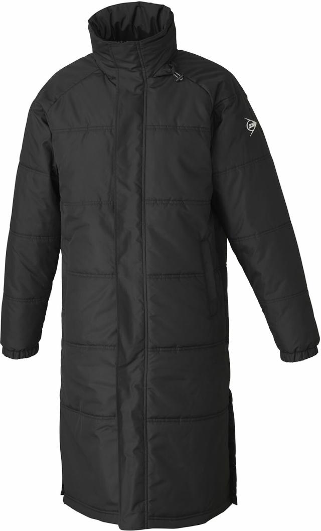 DUNLOP （ダンロップ） テニス ウインドウェア LONG COAT 【ブラック】 DAF-6341 900 コート コート メンズ・レディース 男性用・女性用 ブラック 黒 20SS {SK}