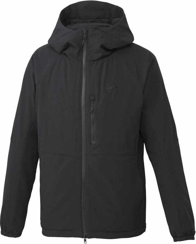 DUNLOP （ダンロップ） テニス ウインドウェア SHORT COAT 【ブラック】 DAF-6440 900 コート コート メンズ・レディース 男性用・女性用 ブラック 黒 20SS {SK}