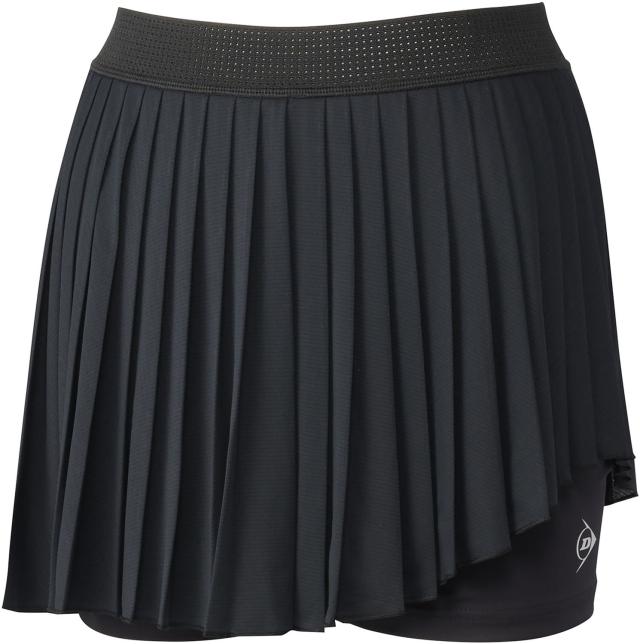 DUNLOP （ダンロップ） テニス スラックス・スカート SKIRT WITH INNER SPATS 【ブラック】 DAK-2592W 900 スカートウイメンズ スカート レディース 女性用 ブラック 黒 25FW {SK}