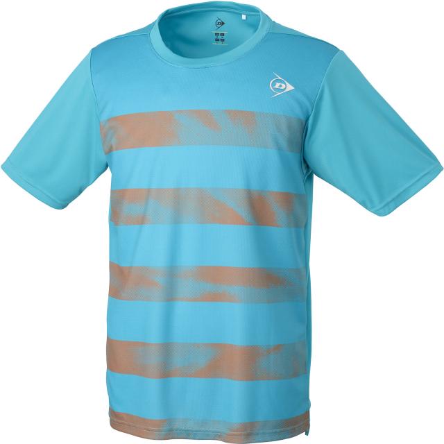 DUNLOP （ダンロップ） テニス ゲームシャツ・パンツ GAME SHIRT 【レイクブルー】 DAP-1401 744 ゲームシャツ ゲームシャツ メンズ・レディース 男性用・女性用 ブルー 青 24SS {SK}