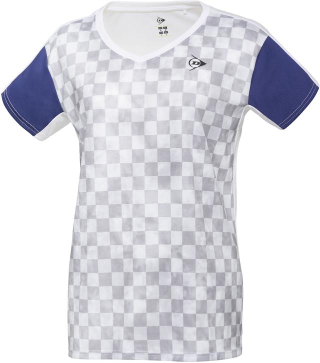 DUNLOP （ダンロップ） テニス ゲームシャツ・パンツ GAME SHIRT 【ホワイト】 DAP-1422W 003 ゲームシャツ ウィメンズ ゲームシャツ レディース 女性用 ホワイト 白 24SS {SK}