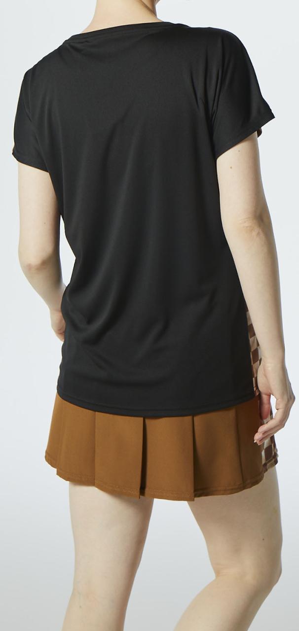 DUNLOP （ダンロップ） テニス ゲームシャツ・パンツ GAME SHIRT 【ブラウン】 DAP-1422W 659 ゲームシャツ ウィメンズ ゲームシャツ レディース 女性用 ブラウン 茶 24SS {SK}_7