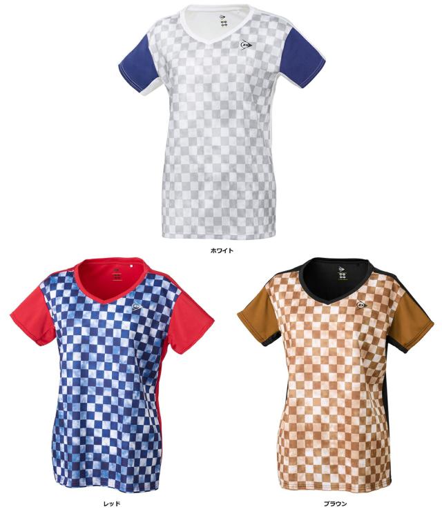 DUNLOP （ダンロップ） テニス ゲームシャツ・パンツ GAME SHIRT 【ブラウン】 DAP-1422W 659 ゲームシャツ ウィメンズ ゲームシャツ レディース 女性用 ブラウン 茶 24SS {SK}_8