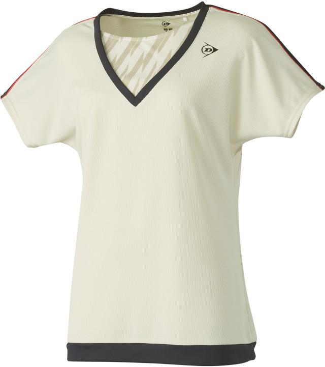 DUNLOP （ダンロップ） テニス ゲームシャツ・パンツ GAME SHIRT 【アイボリー】 DAP-1560W 310 ゲームシャツウィメンズ ゲームシャツ レディース 女性用 ホワイト 白 25FW {NP}