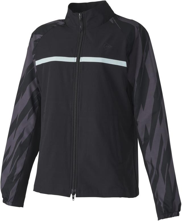 DUNLOP （ダンロップ） テニス ウインドウェア WIND JACKET 【ブラック】 DAW-4560W 900 ウインドシャツウィメンズ ジャケット レディース 女性用 ダンロップスポーツマーケティング ブラック 黒 25FW {SK}