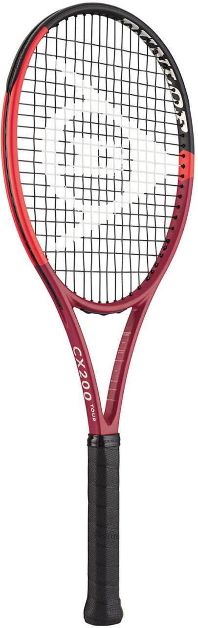 DUNLOP （ダンロップ） テニス ラケット DUNLOP(ダンロップ) テニス 硬式テニスラケット 24CX200 TOUR（フレームのみ）DS22401 G2 【レッド×ブラック】 DS22401 ラケット 硬式 硬式テニスラケット メンズ・レディース 男性用・女性用 レッド 赤 黒 24SS {SK}