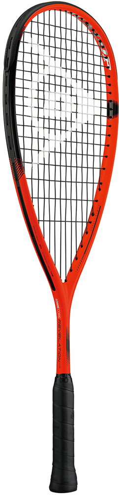 DUNLOP （ダンロップ） レクレーション ラケット スカッシュラケット ソニックコア レヴェレーション ジュニア 【ブラック レッド】 DSSQ00057 ラケット スカッシュ メンズ・レディース 男性用・女性用 クロ アカ 黒 赤 21SS {SK}