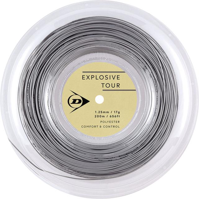 DUNLOP （ダンロップ） テニス ガット・ラバー EXPLOSIVE TOUR ロール 【グレー】 DSTA12031 290 硬式ガット ガット メンズ・レディース 男性用・女性用 ダンロップスポーツマーケティング グレー 灰 25FW {NP}
