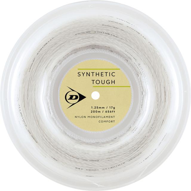 DUNLOP （ダンロップ） テニス ガット・ラバー SYNTHETIC TOUGH ロール 【ホワイト】 DSTA22001 250 硬式ガット ガット メンズ・レディース 男性用・女性用 ダンロップスポーツマーケティング ホワイト 白 25FW {NP}