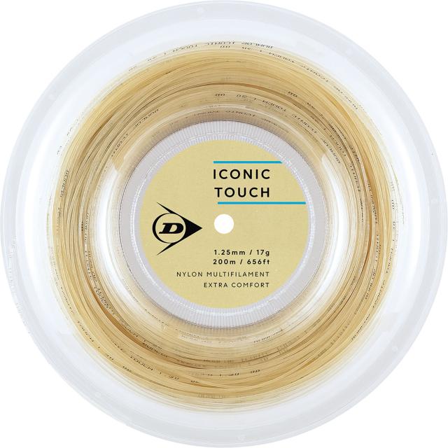 DUNLOP （ダンロップ） テニス ガット・ラバー ICONIC ALL ロール 【ベージュ】 DSTA32001 615 硬式ガット ガット メンズ・レディース 男性用・女性用 ダンロップスポーツマーケティング ベージュ 肌 25FW {NP}