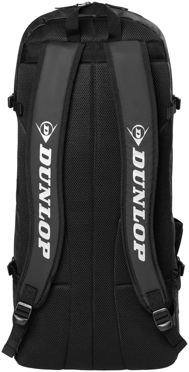 DUNLOP （ダンロップ） テニス バッグ ロングバックパック DTC-2410 【ブラック】 DTC2410 900 バックパック バッグ メンズ・レディース 男性用・女性用 ブラック 黒 24SS {SK}_1