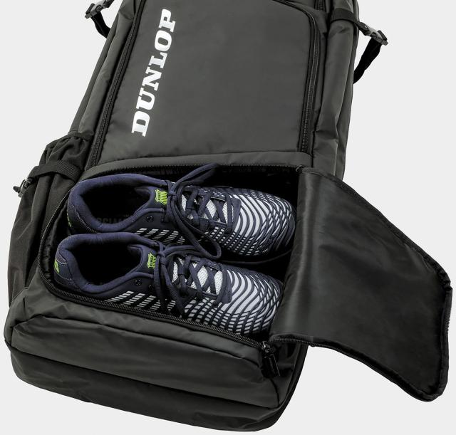 DUNLOP （ダンロップ） テニス バッグ ロングバックパック DTC-2410 【ブラック】 DTC2410 900 バックパック バッグ メンズ・レディース 男性用・女性用 ブラック 黒 24SS {SK}_5