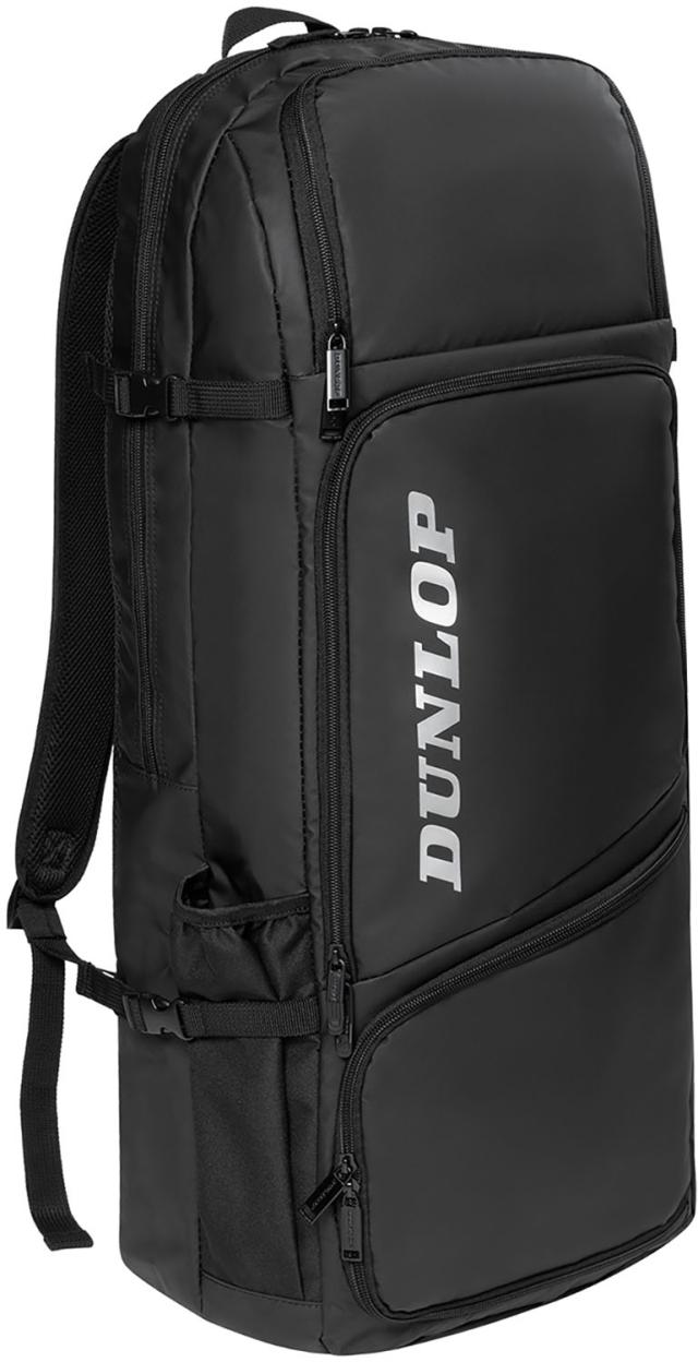DUNLOP （ダンロップ） テニス バッグ ロングバックパック DTC-2410 【ブラック】 DTC2410 900 バックパック バッグ メンズ・レディース 男性用・女性用 ブラック 黒 24SS {SK}