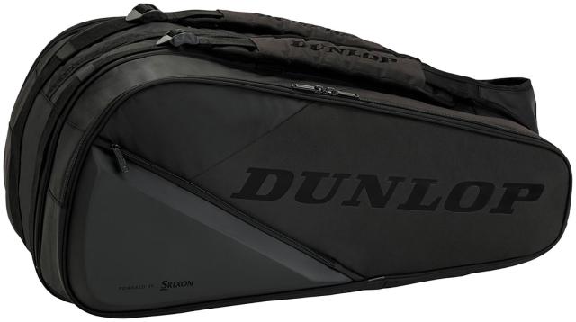 DUNLOP （ダンロップ） テニス バッグ ラケットバッグ12 DTC-2480 【ブラックブラック】 DTC2480 840 ラケットバッグ バッグ メンズ・レディース 男性用・女性用 ブラック 黒 黒 24SS {SK}