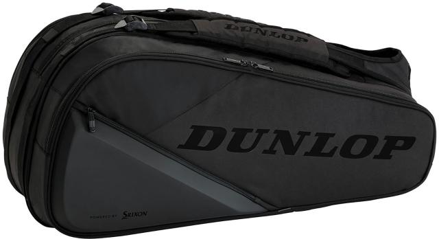 DUNLOP （ダンロップ） テニス バッグ ラケットバッグ8 DTC-2481 【ブラックブラック】 DTC2481 840 ラケットバッグ バッグ メンズ・レディース 男性用・女性用 ブラック 黒 黒 24SS {SK}