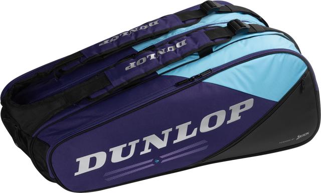DUNLOP （ダンロップ） テニス バッグ ラケットバッグ(テニスラケット12本収納可) 【パープル/ブルー】 DTC-2680 176 ラケットバッグ ラケットバッグ メンズ・レディース 男性用・女性用 ダンロップスポーツマーケティング パープル 紫 青 25FW {SK}_1