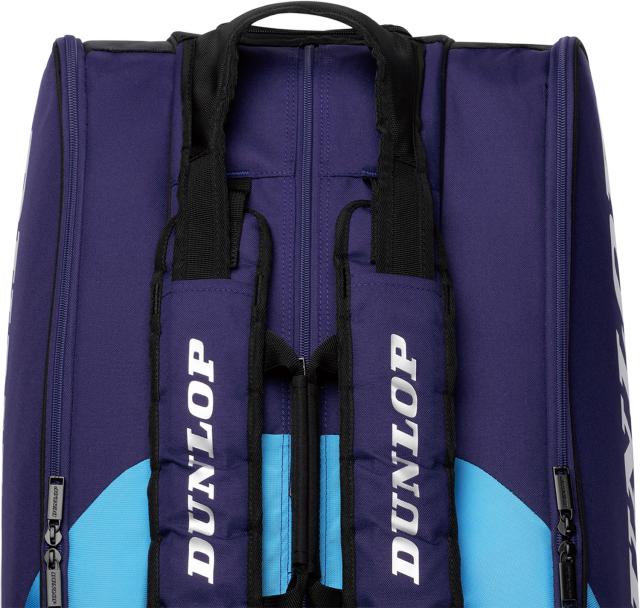 DUNLOP （ダンロップ） テニス バッグ ラケットバッグ(テニスラケット12本収納可) 【パープル/ブルー】 DTC-2680 176 ラケットバッグ ラケットバッグ メンズ・レディース 男性用・女性用 ダンロップスポーツマーケティング パープル 紫 青 25FW {SK}_10
