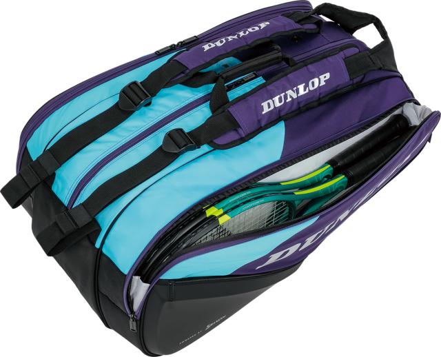DUNLOP （ダンロップ） テニス バッグ ラケットバッグ(テニスラケット12本収納可) 【パープル/ブルー】 DTC-2680 176 ラケットバッグ ラケットバッグ メンズ・レディース 男性用・女性用 ダンロップスポーツマーケティング パープル 紫 青 25FW {SK}_7