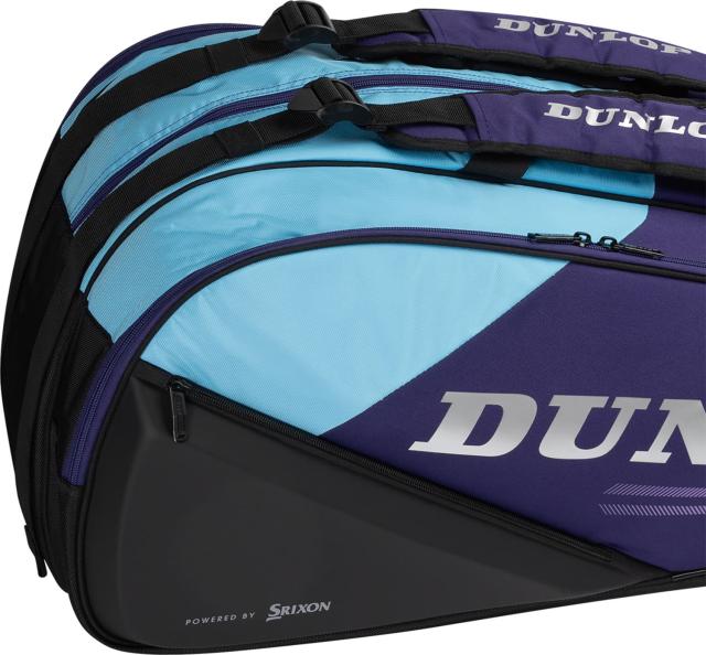 DUNLOP （ダンロップ） テニス バッグ ラケットバッグ(テニスラケット12本収納可) 【パープル/ブルー】 DTC-2680 176 ラケットバッグ ラケットバッグ メンズ・レディース 男性用・女性用 ダンロップスポーツマーケティング パープル 紫 青 25FW {SK}_8