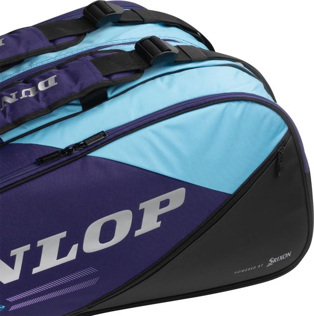 DUNLOP （ダンロップ） テニス バッグ ラケットバッグ(テニスラケット12本収納可) 【パープル/ブルー】 DTC-2680 176 ラケットバッグ ラケットバッグ メンズ・レディース 男性用・女性用 ダンロップスポーツマーケティング パープル 紫 青 25FW {SK}_9