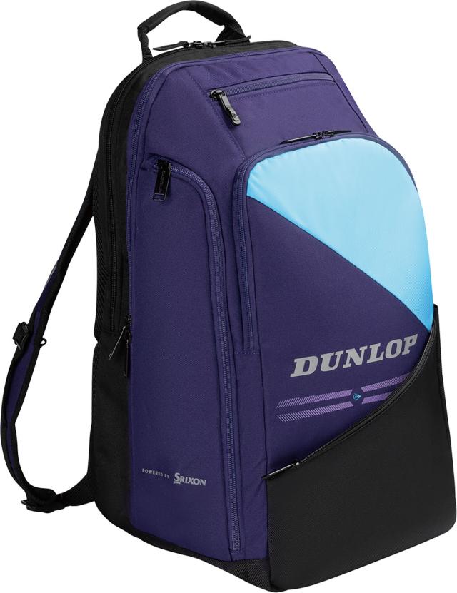 DUNLOP （ダンロップ） テニス バッグ バックパック(テニスラケット2本収納可) 【パープル/ブルー】 DTC-2682 176 バックパック ラケットバッグ メンズ・レディース 男性用・女性用 ダンロップスポーツマーケティング パープル 紫 青 25FW {SK}