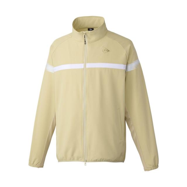 DUNLOP （ダンロップ） テニス トレーニングウェア UNISEX 26春夏 TRACK JACKET DAF-5600 【ライトベージュ】 DAF-5600 228 ジャケット ジャケット メンズ・レディース 男性用・女性用 ダンロップスポーツマーケティング ベージュ 肌 26SS {SK}