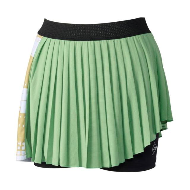 DUNLOP （ダンロップ） テニス スコート WOMEN’S 25春夏 SKIRT（ジュニア対応モデル）DAK-2582W 【リーフグリーン】 DAK-2682W 403 スカート スカート レディース 女性用 ダンロップスポーツマーケティング グリーン 緑 26SS {NP}
