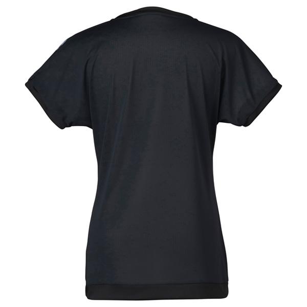 DUNLOP （ダンロップ） テニス ゲームシャツ・パンツ WOMEN’S 25春夏 GAME SHIRT（ジュニア対応モデル）DAP-1520W 【ブラック】 DAP-1520W 900 ゲームシャツ ショートスリーブ レディース 女性用 ダンロップスポーツマーケティング ブラック 黒 26SS {NP}_1