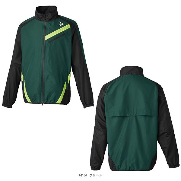 DUNLOP （ダンロップ） テニス ウインドウェア UNISEX 24秋冬 WIND JACKET（ジュニア対応モデル）DAW-4441 【グリーン】 DAW-4441 415 ジャケット ジャケット メンズ・レディース 男性用・女性用 ダンロップスポーツマーケティング グリーン 緑 26SS {SK}