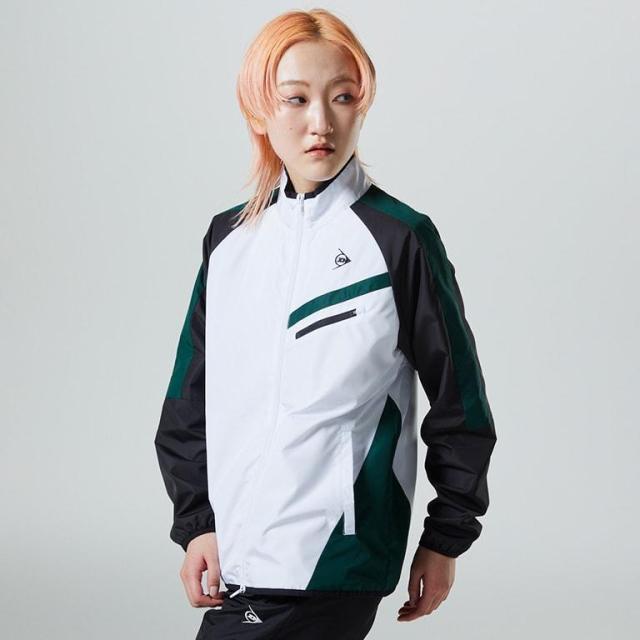 DUNLOP （ダンロップ） テニス ウインドウェア WOMEN’S 24秋冬 WIND JACKET DAW-4460W 【ホワイト】 DAW-4461W 003 ジャケット ジャケット レディース 女性用 ダンロップスポーツマーケティング ホワイト 白 26SS {SK}_1