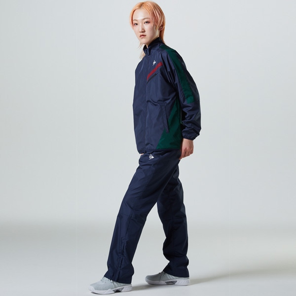 DUNLOP （ダンロップ） テニス ウインドウェア UNISEX 24秋冬 WIND PANTS DAW-4490 【ネイビー】 DAW-4493W 545 パンツ ロングパンツ レディース 女性用 ダンロップスポーツマーケティング ネイビー 紺 26SS {SK}_1
