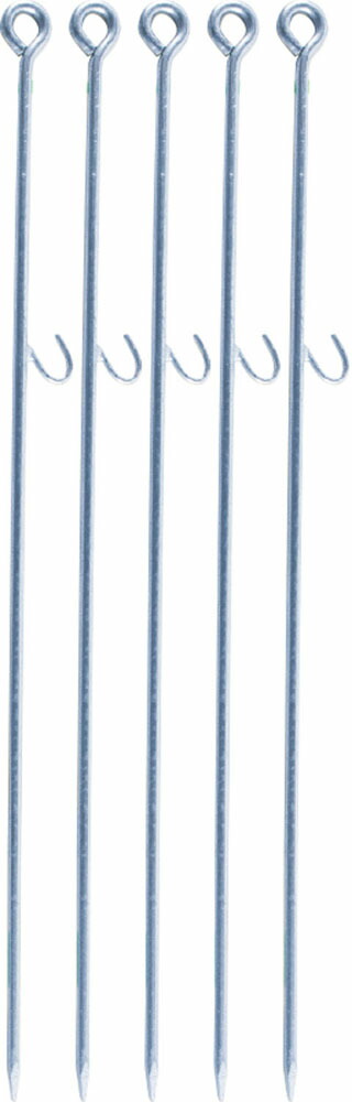 EVERNEW（エバニュー） 体育用品 テープ 印 マーカー ライン引き 柵棒STフック〈5本入〉 【シルバー】 EKA208 銀 ギン 21 {SK}