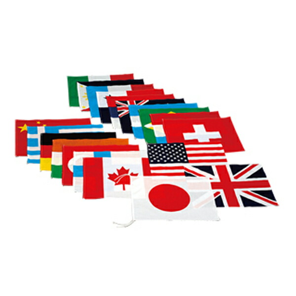 EVERNEW（エバニュー） 体育用品 運動会 標識・旗 万国旗20 【マルチカラー】 EKA381  21 {SK}