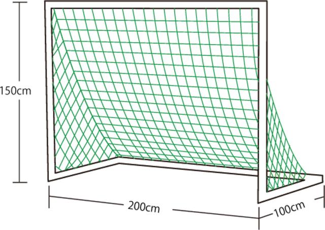 EVERNEW（エバニュー） 体育用品 サッカー フットサル ネット ゴール リング ミニサッカーゴールネットM101 【グリーン】 EKU029 緑 ミドリ 21 {SK}