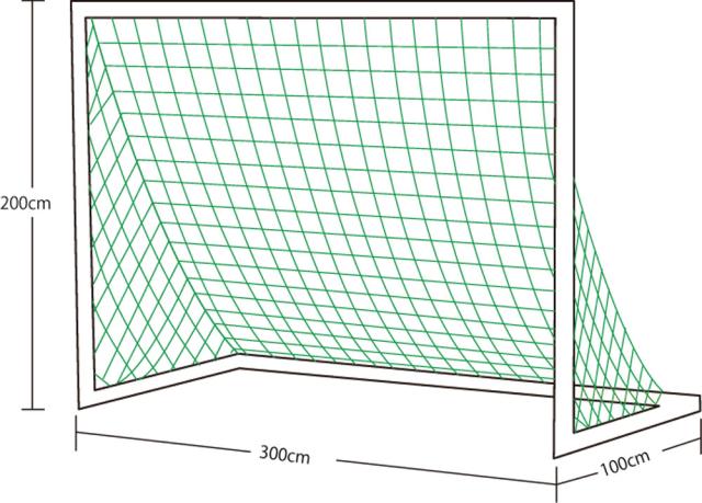 EVERNEW（エバニュー） 体育用品 サッカー フットサル ネット ゴール リング ミニサッカーゴールネットM102 【グリーン】 EKU030 緑 ミドリ 21 {SK}
