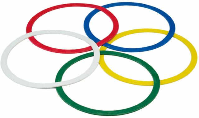 EVERNEW（エバニュー） 体育用品 レクリエーション ラバーリング〈5色10枚組〉 【マルチカラー】 ETE096  21 {SK}