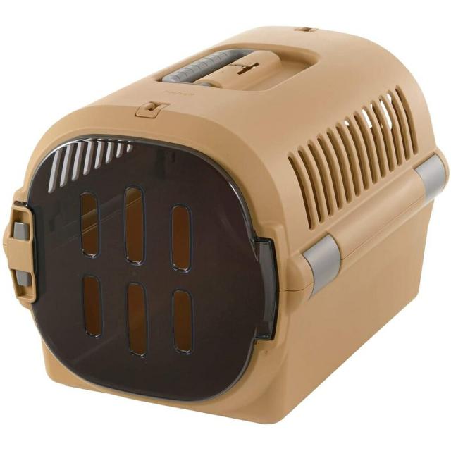 （株）リッチェル キャンピングキャリーファイン M BR 犬 用品 バスケット（キャリー等） 4945680561952 {SK}