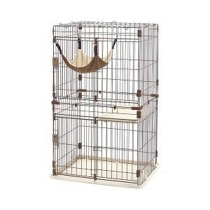 （株）リッチェル リラックスキャットサークル S ブラウン 猫 用品 ケージ サークル 4973655597811 {SK}