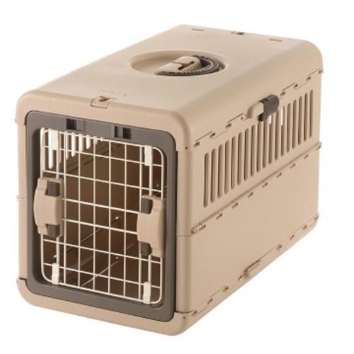 （株）リッチェル キャンピングキャリー 折りたたみ M ダークブラウン 犬 用品 バスケット（キャリー等） 4973655599334 {SK}