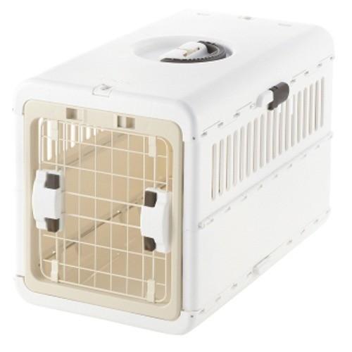（株）リッチェル キャンピングキャリー 折りたたみ M アイボリー 犬 用品 バスケット（キャリー等） 4973655599358 {SK}