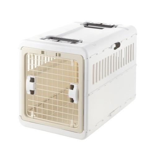 （株）リッチェル キャンピングキャリー 折りたたみ L アイボリー 犬 用品 バスケット（キャリー等） 4973655599389 {SK}