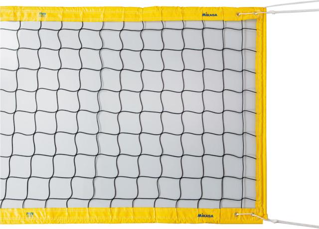 MIKASA （ミカサ） バレーボール ネット ビーチバレーボール用ネット 【イエロー】 AC-NT300H ネット コートネット メンズ・レディース 男性用・女性用 イエロー 黄 23 {SK}