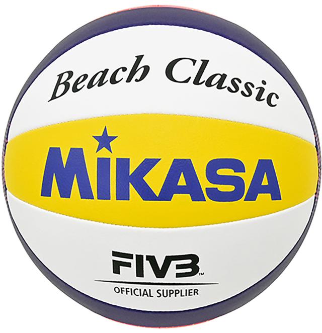 MIKASA （ミカサ） バレーボール ボール ビーチバレー練習球 【ブルー/イエロー】 BV551C-WYBR 競技ボール バレーボール メンズ・レディース 男性用・女性用 ミカサ ブルー 青 黄 23 {SK}