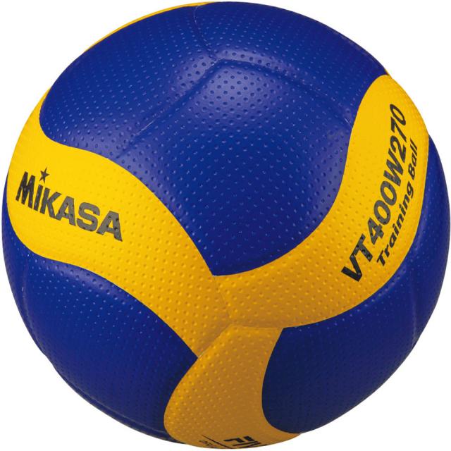 MIKASA （ミカサ） バレーボール ボール バレー 4号 トレーニング 270G 青/黄 【ブルー×イエロー】 VT400W270 ボール４号 バレーボール メンズ・レディース 男性用・女性用 イエロー 青 黄 21 {SK}