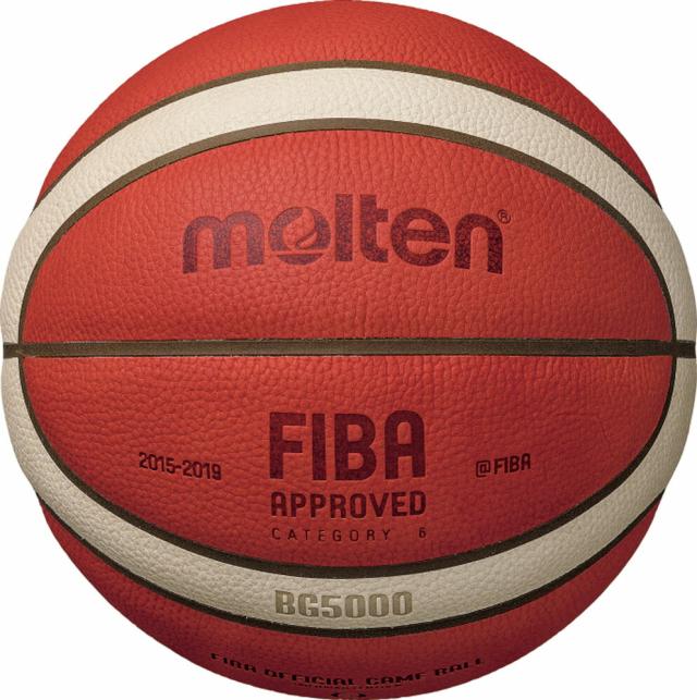 molten（モルテン） バスケットボール ボール バスケットボール 6号球 BG5000 FIBA オフィシャルゲームボール 【オレンジ/アイボリー】 メンズ・レディース 男性用・女性用 B6G5000 橙 肌 {SK}