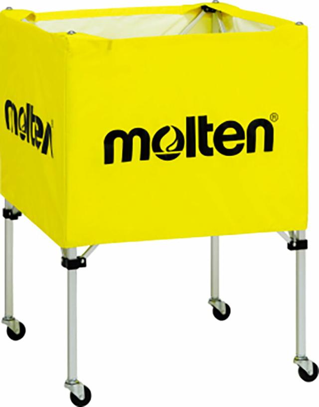 molten （モルテン） 学校体育器具 器具・備品 ボールカゴ 中・背低 【イエロー】 BK0021-Y 体育館 備品 メンズ・レディース 男性用・女性用 黄 21 {SK}